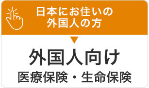 日本にお住まいの外国人の方 外国人向け 医療保険・生命保険