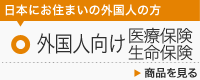 日本にお住まいの外国人の方 外国人向け 医療保険・生命保険